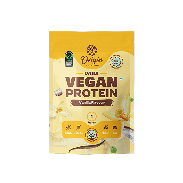 Origin Nutrition - Vegan Protein Powder, Vanilla